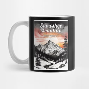 Snowshoe mountain ski west virginia usa Mug